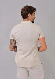 Camisa Masculina Linho com Viscose