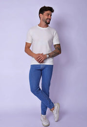 Camiseta Masculina Tricot Branca