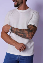 Camiseta Masculina Tricot Branca