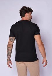 Camiseta Masculina Tricot Preta