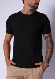 Camiseta Masculina Tricot Preta