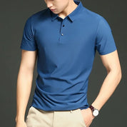 Camisa Polo Masculina em Tecido Gelado Elastico
