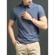 Camisa Polo Masculina em Tecido Gelado Elastico