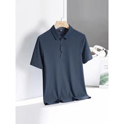 Camisa Polo Masculina em Tecido Gelado Elastico