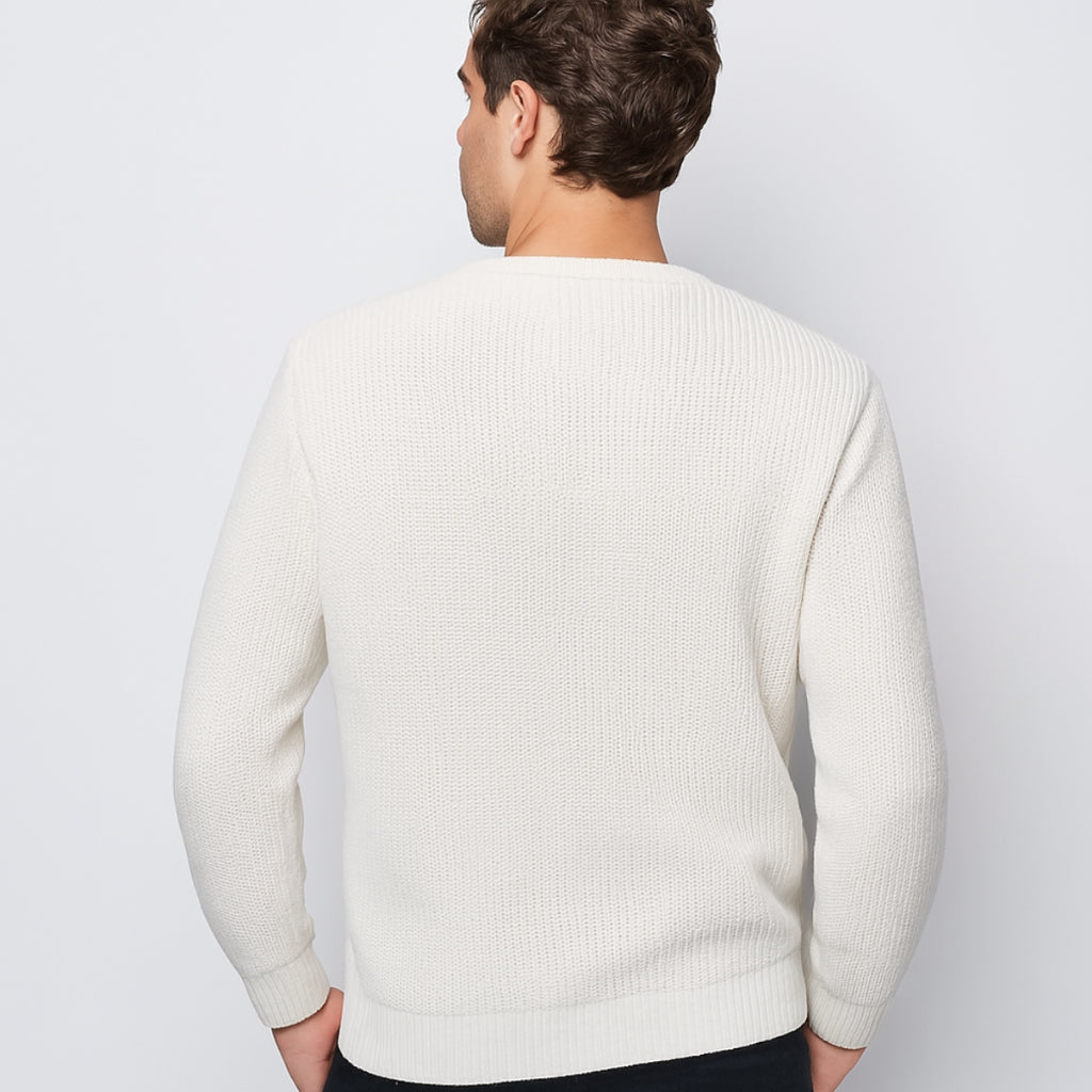 Suéter Blusa Masculino Manga Longa Estilo Moletom De Frio Casual Tricot