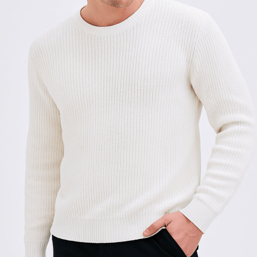 Suéter Blusa Masculino Manga Longa Estilo Moletom De Frio Casual Tricot