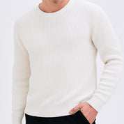 Suéter Blusa Masculino Manga Longa Estilo Moletom De Frio Casual Tricot