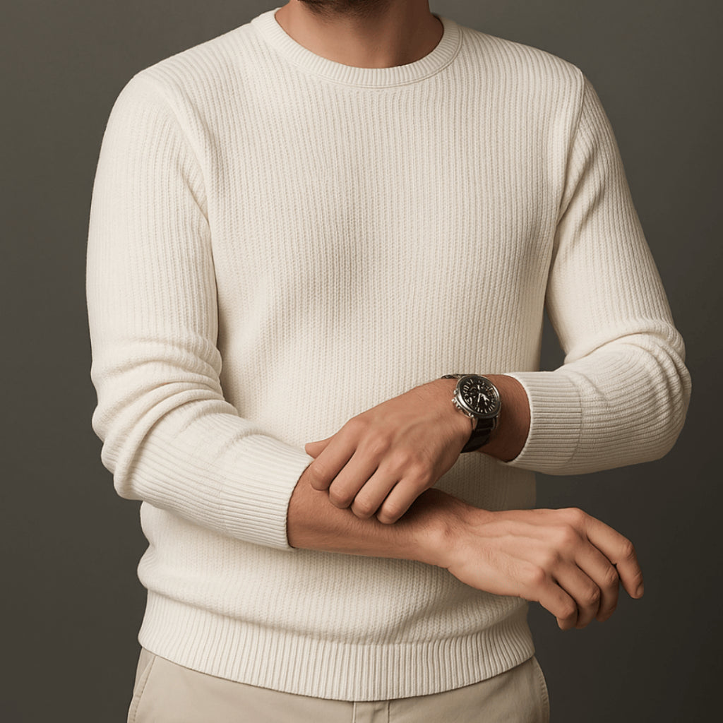 Suéter Blusa Masculino Manga Longa Estilo Moletom De Frio Casual Tricot