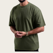 Camiseta Masculina Malha Tricot baly Texturizada Oversize Gramadura 200g/m²