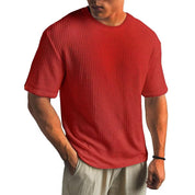 Camiseta Masculina Malha Tricot baly Texturizada Oversize Gramadura 200g/m²