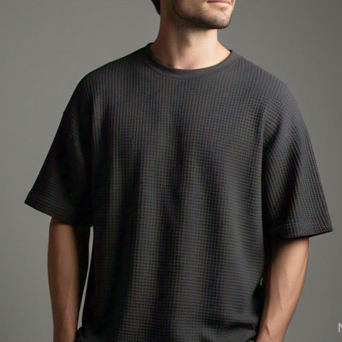 Camiseta Oversized Casual Básica Lisa Reta