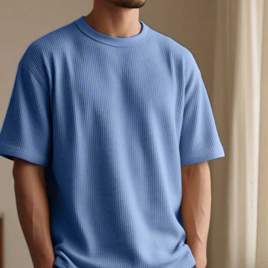 Camiseta Oversized Casual Básica Lisa Reta