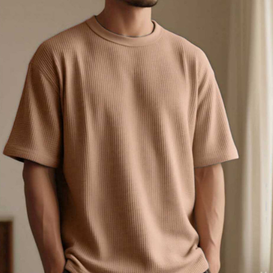 Camiseta Oversized Casual Básica Lisa Reta