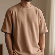 Camiseta Oversized Casual Básica Lisa Reta