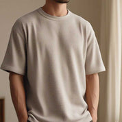 Camiseta Oversized Casual Básica Lisa Reta