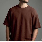 Camiseta Oversized Casual Básica Lisa Reta