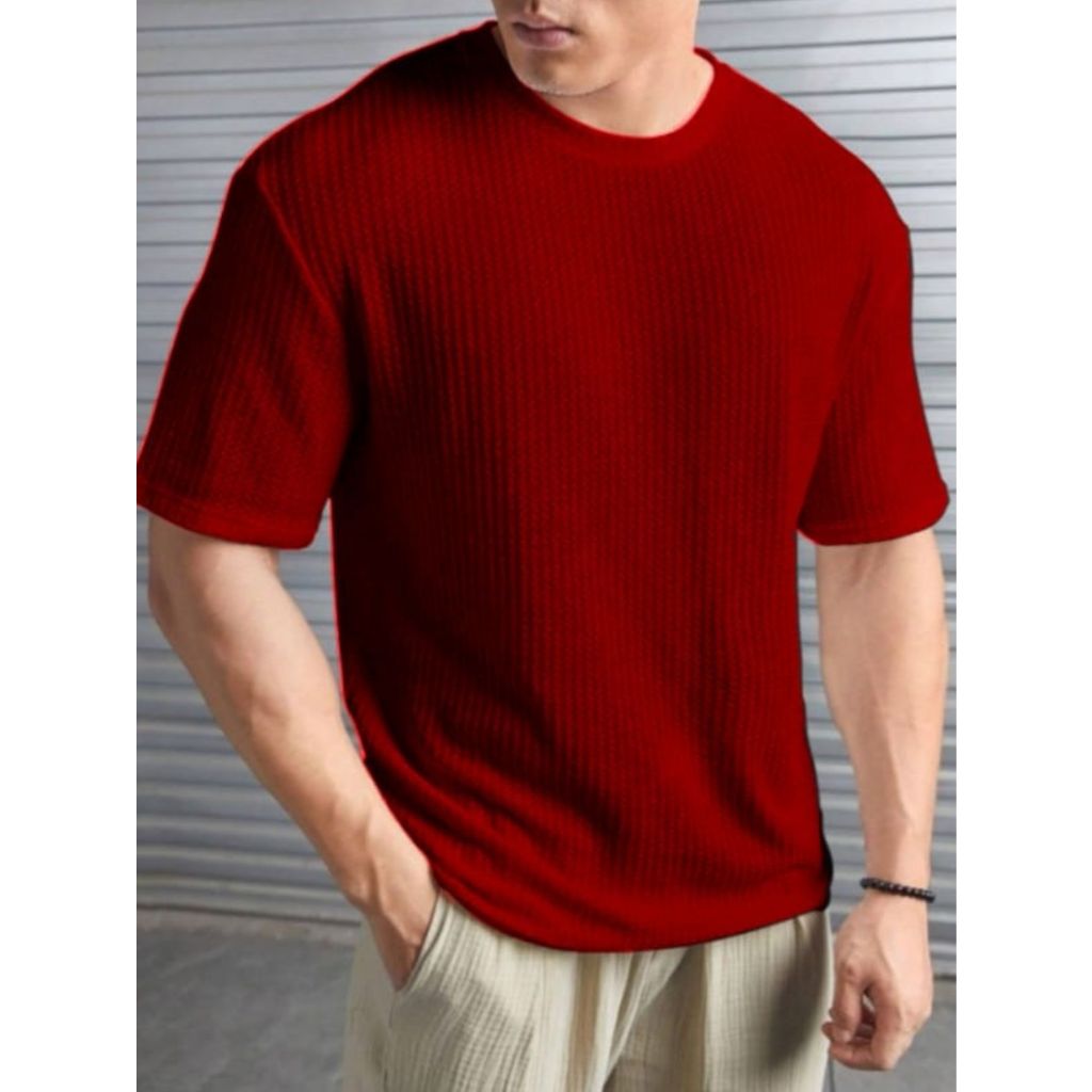 Camiseta Oversized Casual Básica Lisa Reta