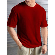 Camiseta Oversized Casual Básica Lisa Reta