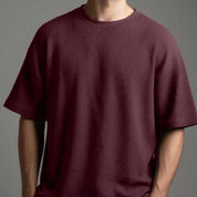 Camiseta Oversized Casual Básica Lisa Reta