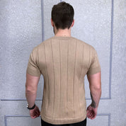 Camiseta Masculina Modal Tricot Texturizado Premium Moda Verão