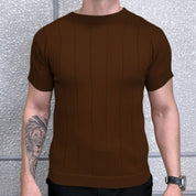 Camiseta Masculina Tricô Modal Social Esporte Fino Poliamida