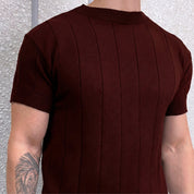Camiseta Masculina Modal Tricot Texturizado Premium Moda Verão