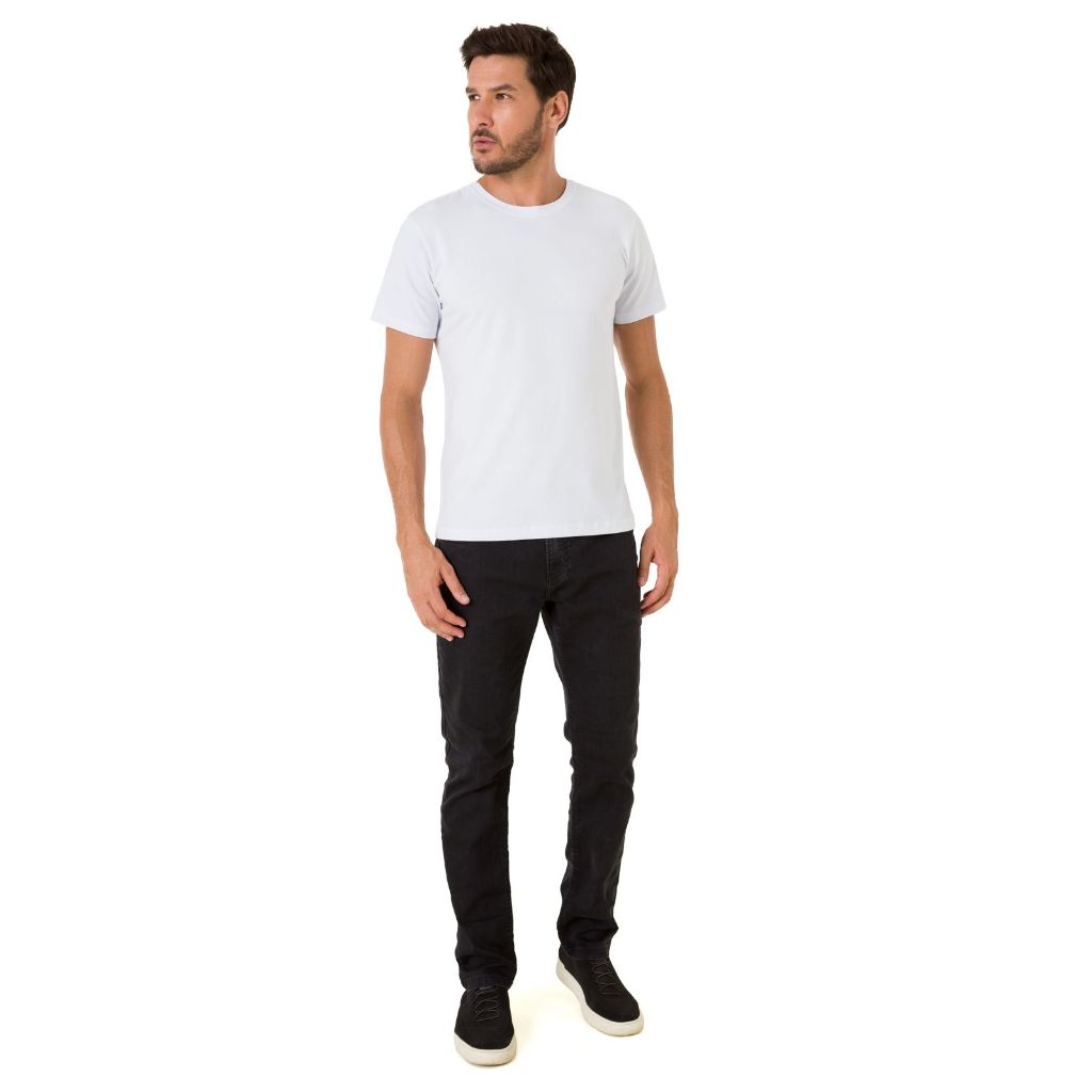 Camiseta Masculina Cotton Pima Premium | Malha Encorpada e Alta Elasticidade