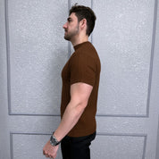 Camiseta Masculina Tricô Modal Social Esporte Fino Poliamida