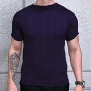 Camiseta Masculina Modal Tricot Texturizado Premium Moda Verão