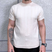 Camiseta Masculina Modal Tricot Texturizado Premium Moda Verão