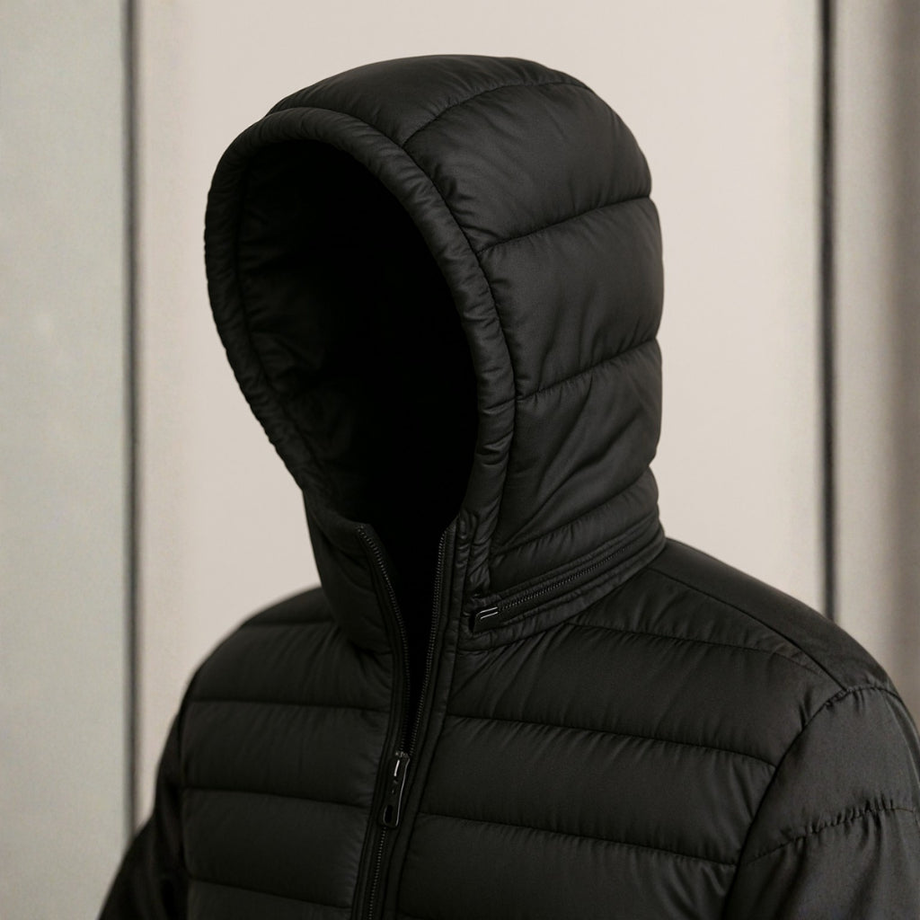 Bobojaco masculino casaco jaqueta Corta Vento Frio Reforçada Capuz Removível Impermeavel