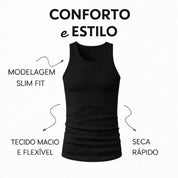 Regata Masculina Básica Uso Diário e Academia Canelada Hip Hop Americana