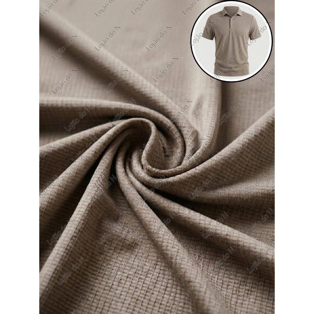 Camisa Polo Masculina em Tecido Gelado Elastico