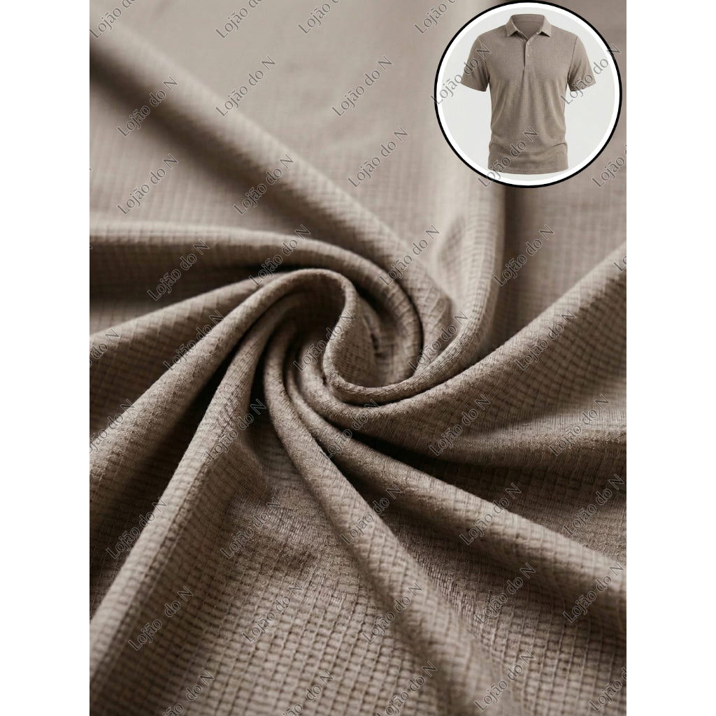 Camisa Polo Masculina em Tecido Gelado Elastico