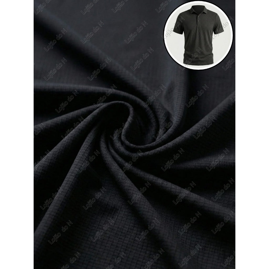 Camisa Polo Masculina em Tecido Gelado Elastico