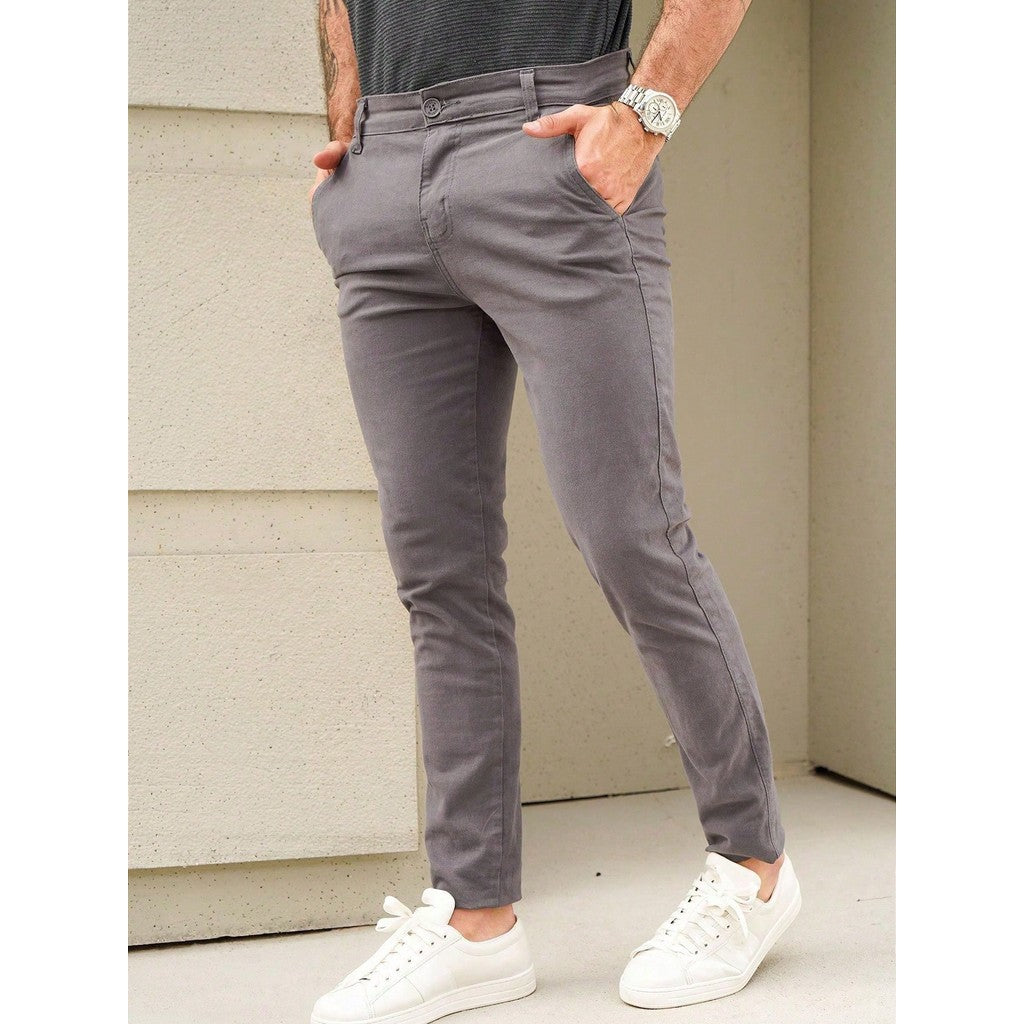 Calça SARJA  Masculina Slim Casual Tradicional
