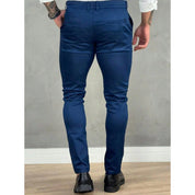 Calça SARJA  Masculina Slim Casual Tradicional