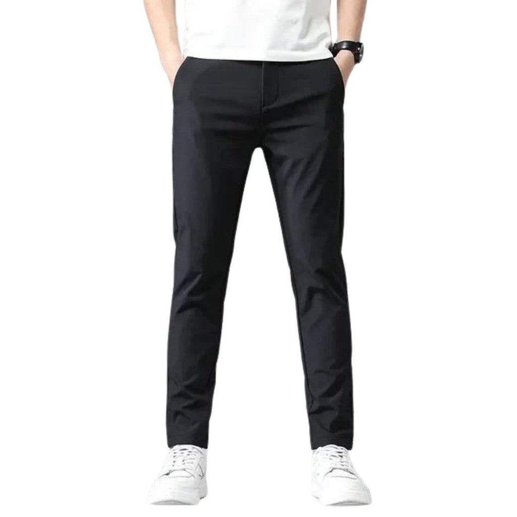 Calça Alfaiataria Masculina Sarja Esporte Fino Chino com Lycra