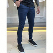 Calça SARJA  Masculina Slim Casual Tradicional
