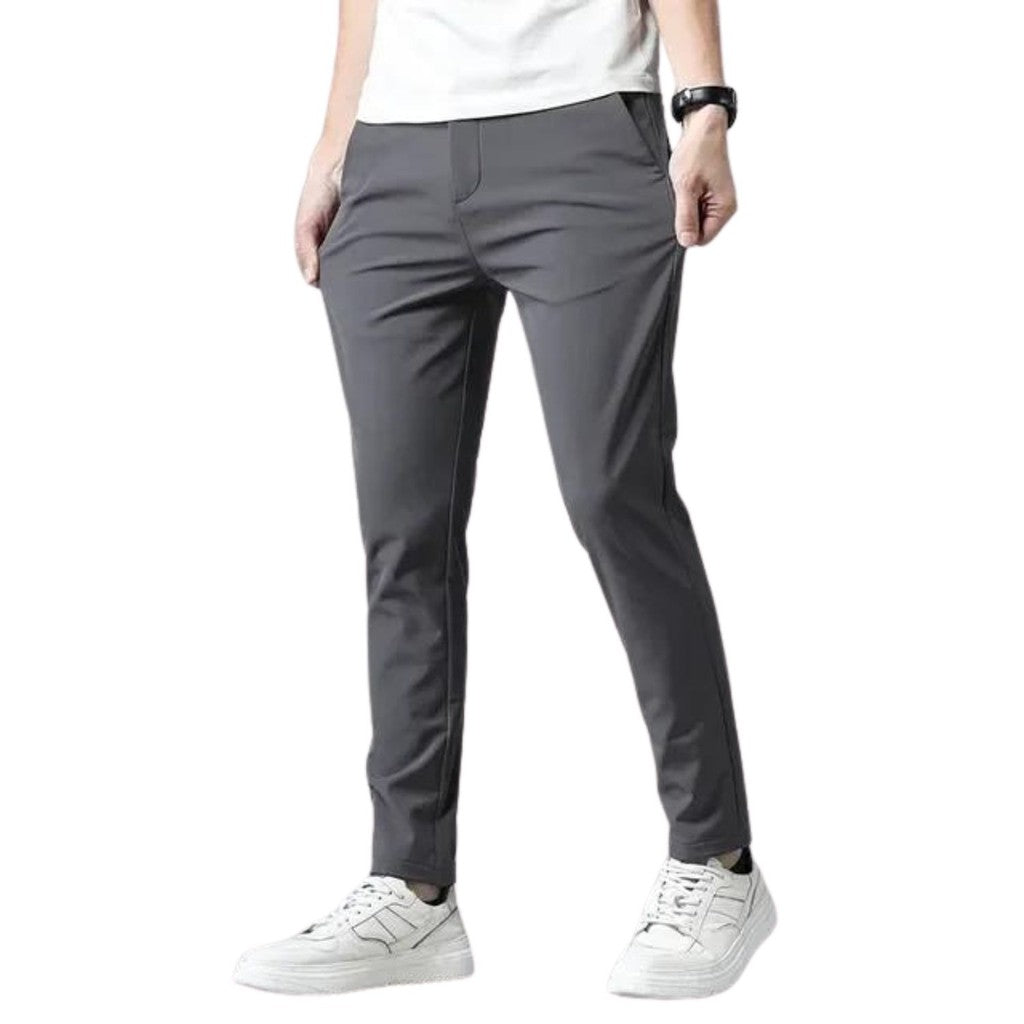 Calça Alfaiataria Masculina Sarja Esporte Fino Chino com Lycra