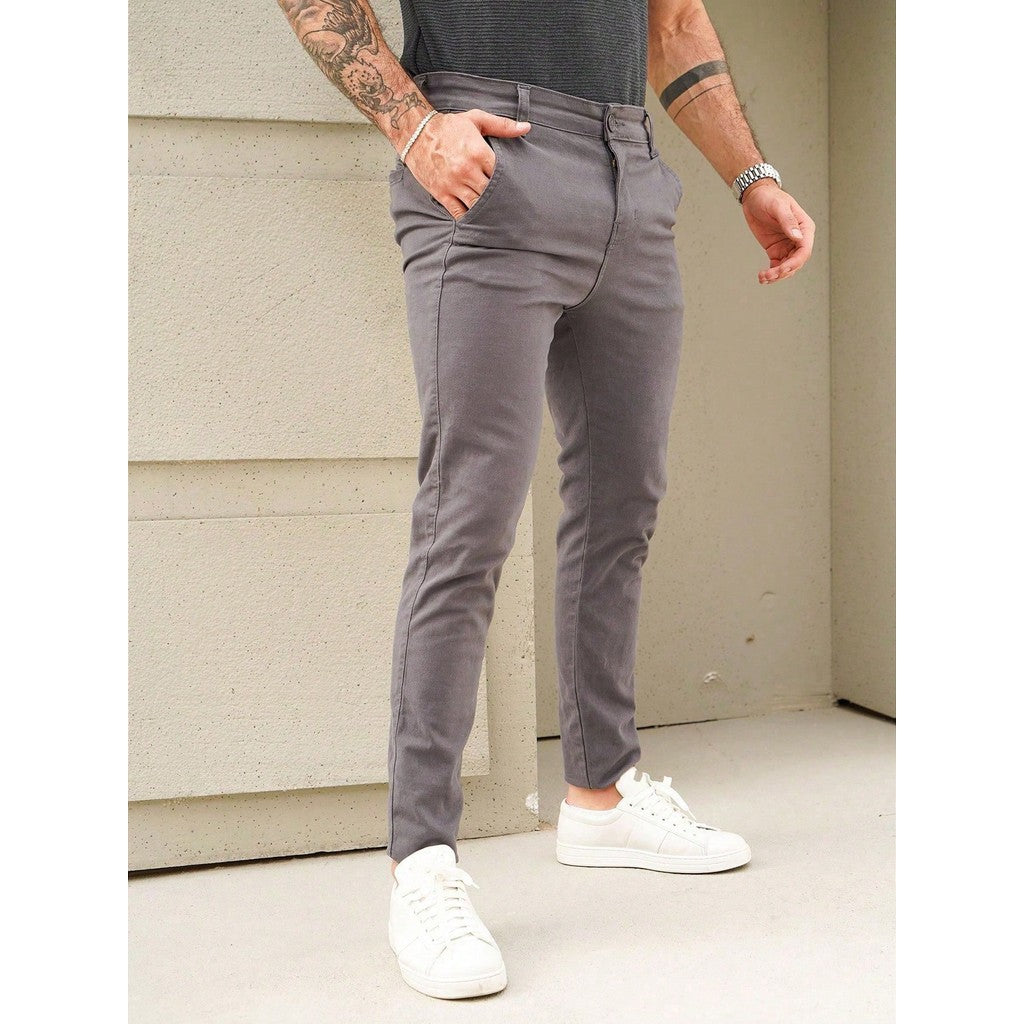 Calça SARJA  Masculina Slim Casual Tradicional