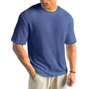 Camiseta Masculina Malha Tricot baly Texturizada Oversize Gramadura 200g/m²