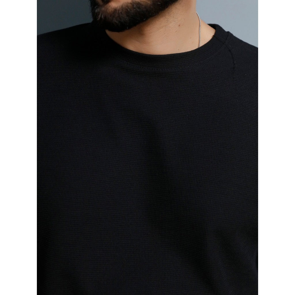 Camiseta Masculina Malha Tricot baly Texturizada Oversize Gramadura 200g/m²
